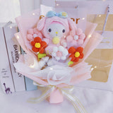 Sanrio Plush Bouquet My Melody Kuromi Cinnamoroll Hello Kitty - LoveJojo