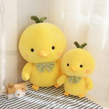 Yellow Chick Chicken Plush Green Bowtie