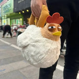 Chicken Plush Bag Hen Handbag or Crossbody
