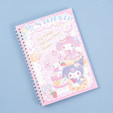 Sanrio Cinnamoroll My Melody Kuromi Notebook - 60 Sheets
