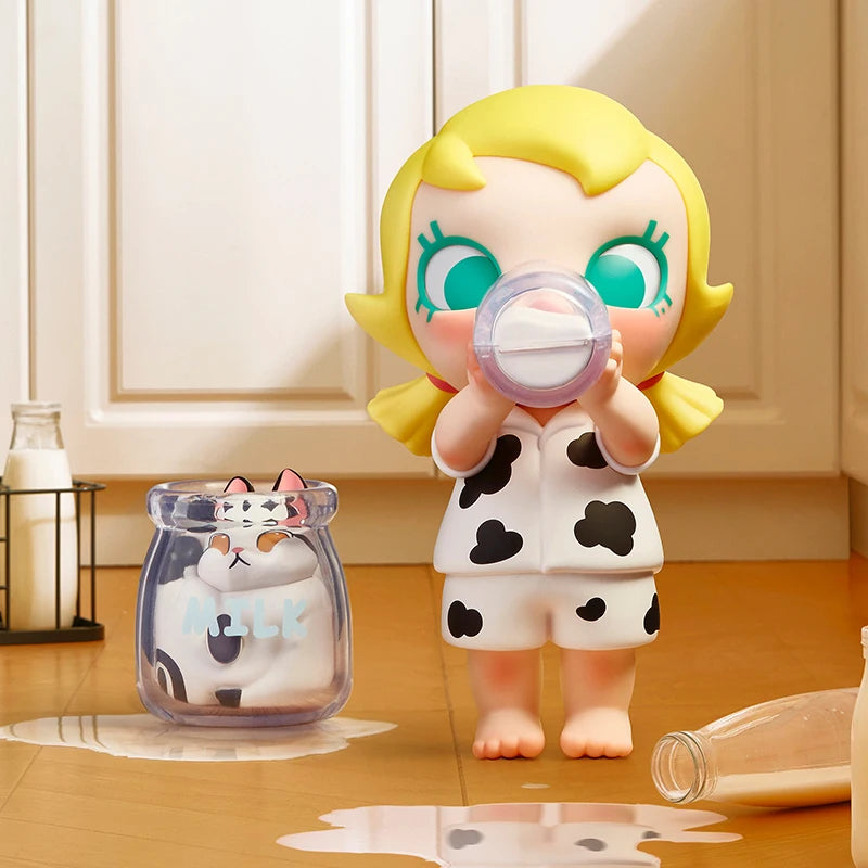 POPMART Baby Molly & Baby Tabby シリーズボックス Genuine Pop Mart Baby Molly & Baby Tabby Series Blind Box Figures