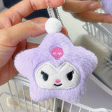 Sanrio Star Plush Kawaii Keychain Set