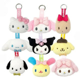 Sanrio Kawaii Plush Keychain - Hello Kitty My Melody Cinnamoroll Kuromi PomPomPurin (9cm)