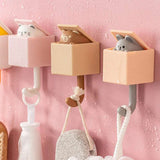 Cute Cat Wall Hooks for Keys - LoveJojo