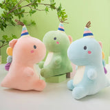 Pastel Party Dinosaur Plush Rainbow Rawr Plush Toy Stuffed Animals