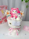 Sanrio Hello Kitty Plush Bouquet Cute Flower Gift Box - LoveJojo