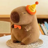 Kawaii Snack Attack: Hamburger Capybara Dog Pig Capibaras Pizza Bubble Tea Cushion Plush