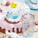 Sanrio Transparent Travel Water Bottle Hello Kitty Kuromi Cinnamoroll My Melody (500ml)