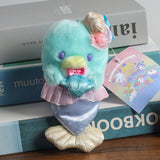 Sanrio Mermaid Cute Kuromi Hello Kitty Pochacco Plush Keyring
