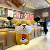 Corgi Shiba Inu Dog Puppy Plush Keychain