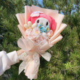 Sanrio Kuromi Cinnamoroll My Melody Hello Kitty Plush Bouquet