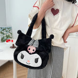 Sanrio Plush Cinnamoroll My Melody Kuromi Tote Shoulder Bag