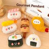 Japanese Cute Food Plush Pendant Sushi Keychain