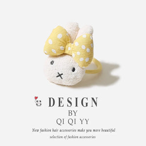 Miffy Polka Dot Ribbon Plush Hair Tie