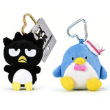 Sanrio Gudetama Tuxedo Sam Ahiru no Pekkle Hangyodon Kero Kero Keroppi Bad Badtz Maru Kirimichan Plush Keychain