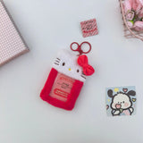 Sanrio Hello Kitty Plush Card Case Holder Keychain Kuromi My Melody Hangyodon Pochacco Cinnamoroll