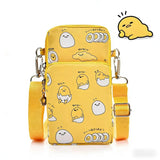 Sanrio New Gudetama Mobile Messenger Bag Lazy Egg Mini Small Bag Coin Purse
