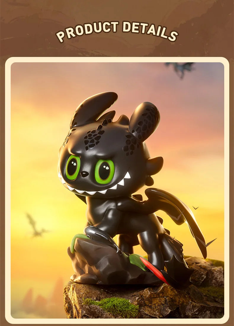 Genuine Pop Mart The Monsters Labubu - How to Train Your Dragon