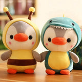 Kawaii Plush Toy Penguin Dinosaur Frog Unicorn Bee Stuffed Animal