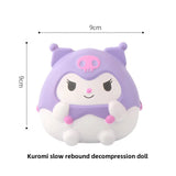 Sanrio Squishy Hello Kitty Kuromi Cinnamoroll Melody Stress Relief.