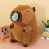 Kawaii Snack Attack: Hamburger Capybara Dog Pig Capibaras Pizza Bubble Tea Cushion Plush