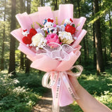 Sanrio Hello Kitty Kuromi Cinnamoroll My Melody Artificial Plush Flower Bouquet