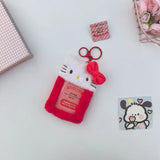 Sanrio Hello Kitty Plush Card Case Holder Keychain Kuromi My Melody Hangyodon Pochacco Cinnamoroll