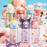 Sanrio Transparent Travel Water Bottle Hello Kitty Kuromi Cinnamoroll My Melody (500ml)