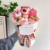 Sanrio Cinnamoroll Pochacco Kuromi Pompompurin Plush Flower Bouquet