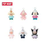 GENUINE POP MART LABUBU THE MONSTERS × Sanrio Characters Series - Vinyl Plush Pendant Blind Box