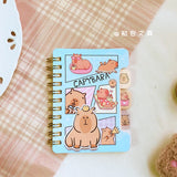 Capybara Kawaii Stationery Ringbound Notebook