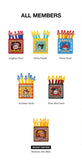GENUINE POP MART WHY SO SERIOUS Series - Magnetic Sealing Clip Storage Box Set Mystery Blind Box