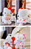Sanrio Hello Kitty Keychain Plush Pendant Kuromi Cinnamoroll