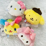 Sanrio Kawaii Plush Keychain - Hello Kitty My Melody Cinnamoroll Kuromi PomPomPurin (9cm)
