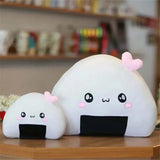 Onigiri Cute Plush Mini Rice Ball Pillow Kawaii Soft Japanese Sushi Cushion Stuffed Plush Toy