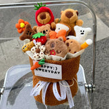 Capibara Kawaii Plush Bouquet
