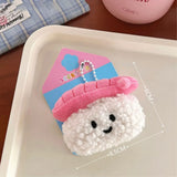 Shrimp Rice Sushi Onigiri Roll Pendant Keychain