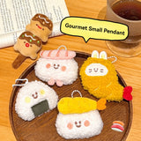 Japanese Cute Food Plush Pendant Sushi Keychain