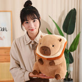 Kawaii Snack Attack: Hamburger Capybara Dog Pig Capibaras Pizza Bubble Tea Cushion Plush