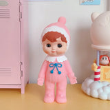 Classic Baby Girl Doll Cute Latex Rubber Baby Kids Office Decor Sonny Angel 20cm