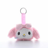 Sanrio Kawaii Plush Keychain - Hello Kitty My Melody Cinnamoroll Kuromi PomPomPurin (9cm)