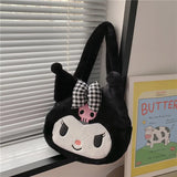 Sanrio Plush Cinnamoroll My Melody Kuromi Tote Shoulder Bag