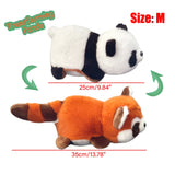 Double-Sided Panda Raccoon Plush Toy Red Panda - LoveJojo