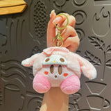 Kirby x Sanrio Hat Pendant Keychain Plush Toy