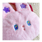 Rabbit Fur Star Bunny Plush Chain Bag Plush Cushion - LoveJojo