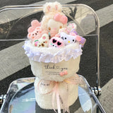 Kawaii Kuromi My Melody Hello Kitty Plush Doll Bouquet Sanrio - LoveJojo