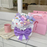 Sanrio Cinnamoroll Pochacco Kuromi Pompompurin Plush Flower Bouquet