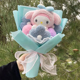 Sanrio Kuromi Cinnamoroll My Melody Hello Kitty Plush Bouquet