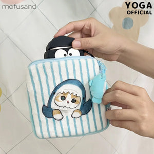 Mofusand Zipped Storage Bag