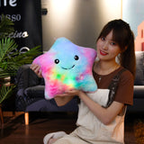 Luminous Star Plush Glowing LED Stars Cushion - LoveJojo